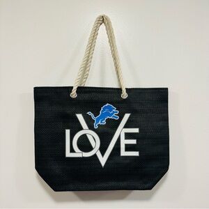 Detroit Lions tote bag! NFL Lions logo, purse, shoulder bag! New With tags!